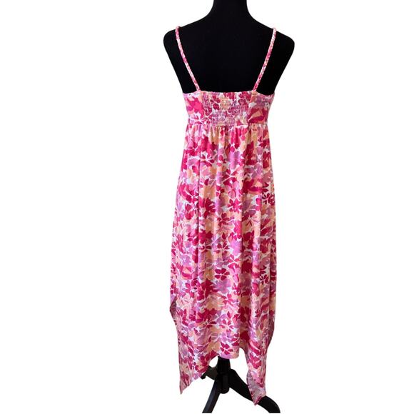 New DEREK HEART Women's Sleeveless Floral Boho Vacation Maxi Dress Size M - Picture 3 of 6